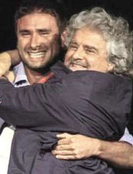 Di Battista e Grillo