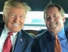 Trump con il procuratore texano Ken Paxton