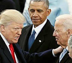 Trump, Obama e Biden