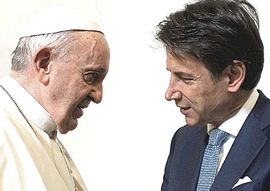 Bergoglio e Conte
