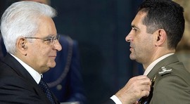 Il generale Figliuolo con Mattarella