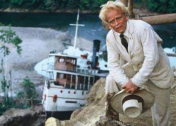 Kinski nel film Fitzcarraldo, di Herzog