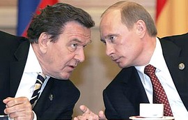 Schroeder e Putin